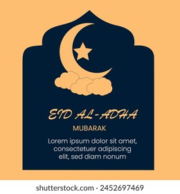 Eid Al Adha Mubarak religious background
