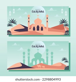 eid al adha mubarak social media post template