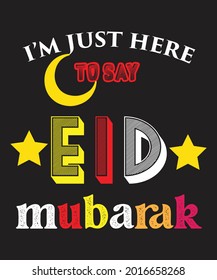 Eid al adha mubarak, eid mubarak , t-shirt design.