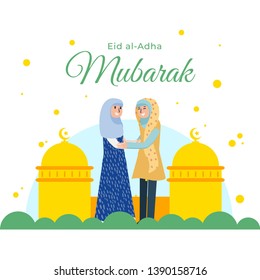 Eid Al Adha Mubarak Vector Illustration