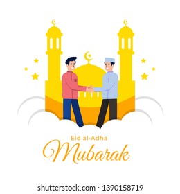 Eid Al Adha Mubarak Vector Illustration