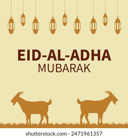 Archivo eps de diseño de Vector de Eid Al Adha Mubarak.