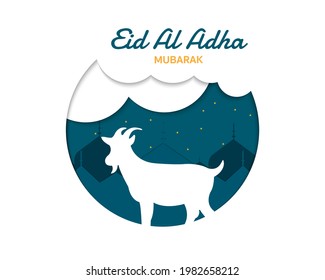Eid Al Adha In Paper Style