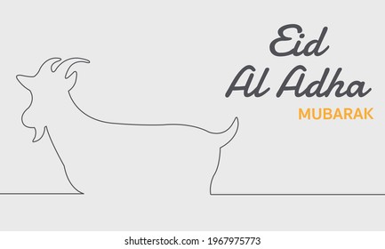 Eid Al Adha Simple Line