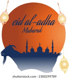 eid al adha simple vector