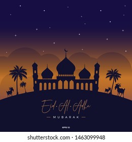Eid Al Adha Tempate Design - vector eps 10