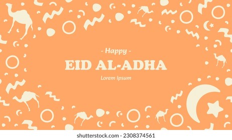 Eid Al Adha Vektorbanner-Vorlage