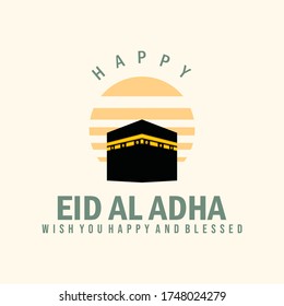Concepto de diseño vectorial de Eid Al Adha