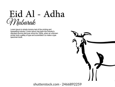 Eid Al Adha Vector Design, poster, icon