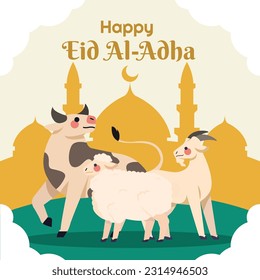Eid Al Adha Vector Illustration