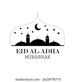 Eid Al Adha Vector Logo Template