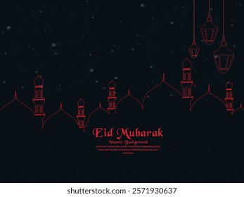 Eid al Fitr Card for the Festival of Breaking Fast