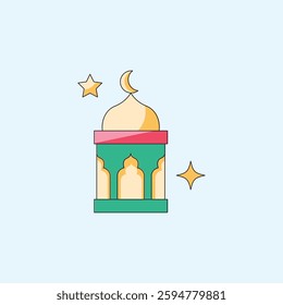 Eid Al- Fitr Illustration for design needs, Landing Pages, Animation, Apps, Presentations, Content Creator and other Promotions