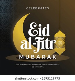 Eid al fitr mubarak greeting, Islamic ornament template for background,Eid Mubarak Arabic Calligraphy. Islamic Eid Fitr Adha Greeting Card design.