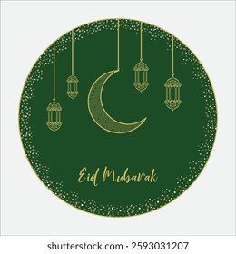 Eid al - Fitr Eid Mubarak illustration Vector