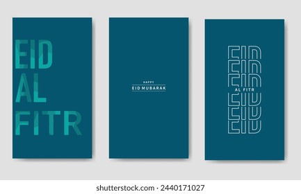 Eid Al Fitr Mubarak Template Bundle