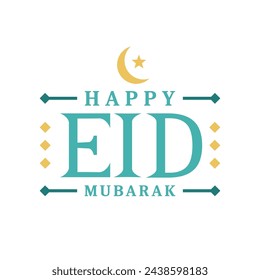 Eid Al Fitr Mubarak Vector Design