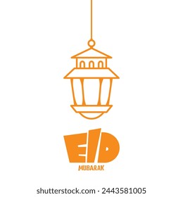 Eid al Fitr Mubarak Vector Illustration Icon Eid Mubarak Muslims banner Eid ul Fitr Vector Islamic Month Muslim Prayer Eid Celebration