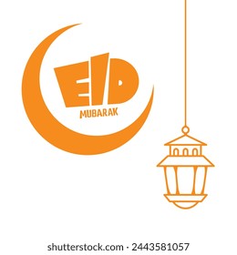 Eid al Fitr Mubarak Vektor-Illustration Icon Eid Mubarak Muslime Banner Eid ul Fitr Vektor Islamischer Monat Muslimisches Gebet Eid Feier