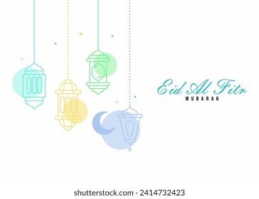 Eid al fitr poster celebration