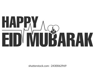 Eid Al Fitr Typography Design, Eid Mubarak, Eid Al Fitr Typography Design, Islamic Logo,  Eid Al Fitr, Islamic typography, Islamic calligraphy, Calligraphy Design, Vector