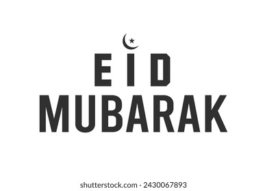 Eid Al Fitr Typography Design, Eid Mubarak, Eid Al Fitr Typography Design, Islamic Logo,  Eid Al Fitr, Islamic typography, Islamic calligraphy, Calligraphy Design, Vector