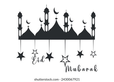 Eid Al Fitr Typography Design, Eid Mubarak, Eid Al Fitr Typography Design, Islamic Logo,  Eid Al Fitr, Islamic typography, Islamic calligraphy, Calligraphy Design, Vector