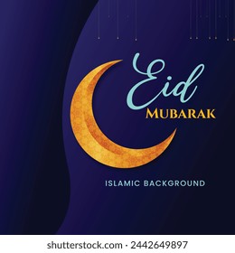 
"Eid Al fitr vector greetings Card Wishing you joy, peace, and blessings this Eid. May this special occasion bring happiness and prosperity to you and your loved ones. Eid Mubarak!" 