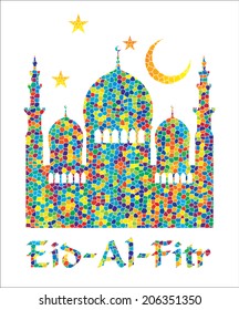 Eid Al Fitr. Vector illustration