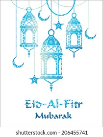 Eid Al Fitr. Vector illustration