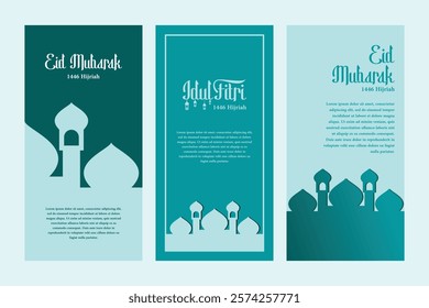 Eid Al Fitr Vertical Banner Design