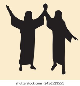 Eid al ghadir silhouette 18 dhul hijjah Eid e ghadir clipart.