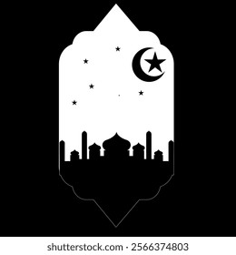 Eid al-Adha Banner Design Vector Illustration. Islamic and Arabic Background for Muslim Community Festival. Muslim Feast Day. Islamic suitable for Ramadan, Feast Day, Eid al-Adha and Maulid.