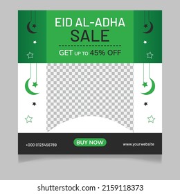 Eid Al-Adha Fashion Sale Social Media Post Template