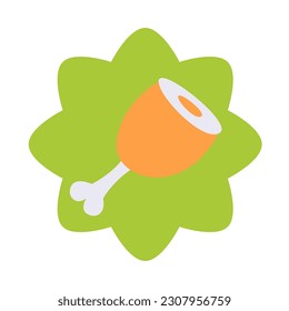Eid al-adha fill icon illustration