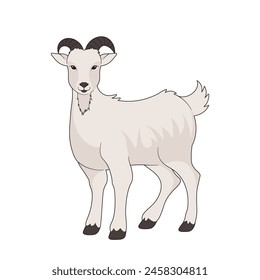 Eid Al-Adha Goat Animal Illustration
