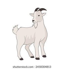 Eid Al-Adha Goat Animal Illustration