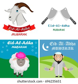 Eid al-Adha icon set