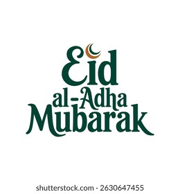 Eid al-Adha Mubarak Greeting Card Design