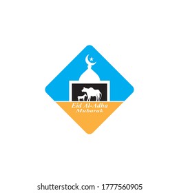 Vector del logo de Eid Al-Adha Mubarak