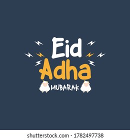 Eid Al-Adha muslim festival of sacrifice banner or card template, vector illustration. Religious islamic holy holiday poster. Eid al-Adha Banner.Design for template.