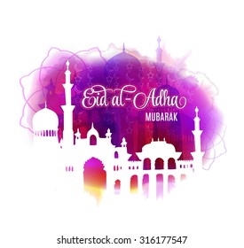 Eid al-Adha, Eid ul-Adha mubarak. Kurban Bayrami, Kurban Bajram muslim islamic festival of sacrifice. Vector EPS 10.
