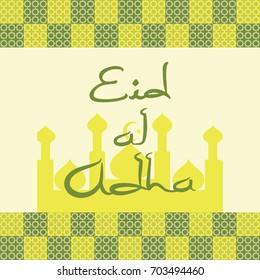 Eid al-Adha vector illustration. suitable for greeting card, poster and banner
