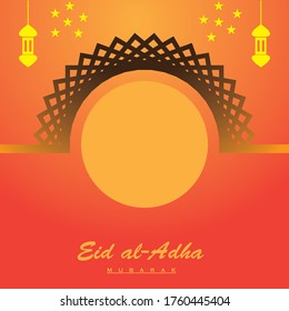 Eid al-Adha vector minimalist and modern