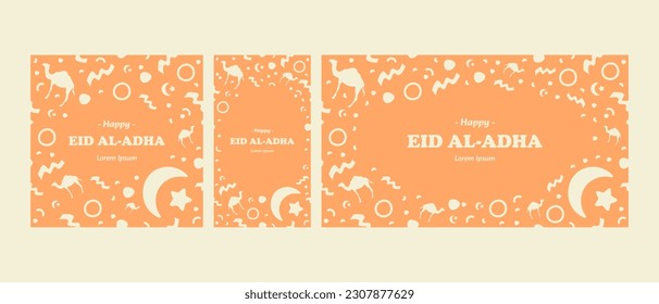 Eid Al-Adha Vector Social Media Template