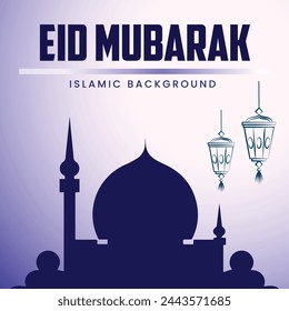 Eid Al-Fitr bring peace, prosperity, and happiness to you and your loved ones. Wishing you blessings and abundance in this festive season. "Eid Al fitr vector greetings for corporates companies 