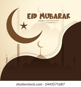 Eid Al-Fitr bring peace, prosperity, and happiness to you and your loved ones. Wishing you blessings and abundance in this festive season. "Eid Al fitr vector greetings for corporates companies 