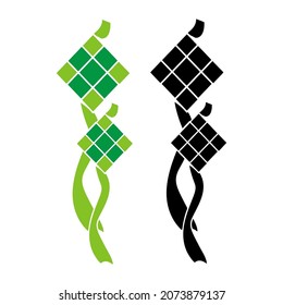 Eid al-Fitr-Ketupat-Design-Vektorgrafik