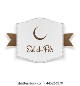 Eid al-Fitr muslim greeting Banner