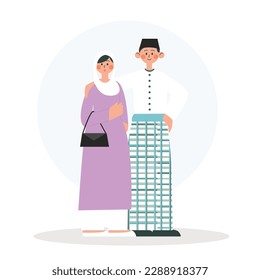 Eid Al-Fitr vector illustration design